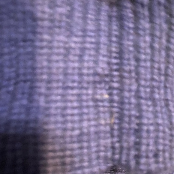 VINTAGE Herman Geist Small 100% Wool Blue Button Sweater. - Picture 9 of 10